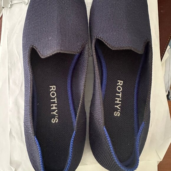 Rothy's Loafer Flats - Navy Blue - Picture 2 of 3